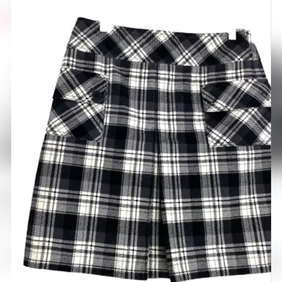 Vintage Ann Taylor Loft Y2K Plaid Skirt Size 2 Petite - Picture 9 of 9